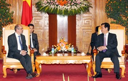 Thủ tướng Nguyễn Tấn Dũng tiếp Phó Thủ tướng Vương quốc Bỉ